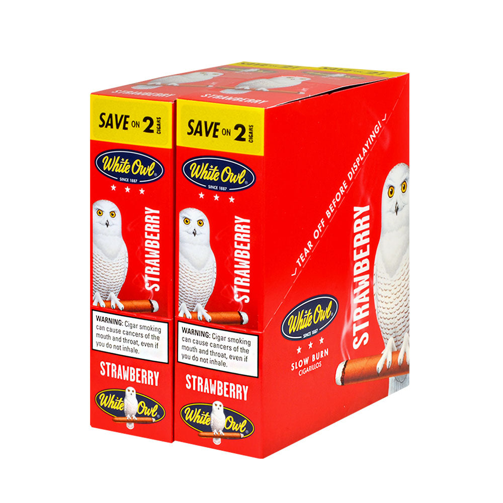 White Owl Cigarillos 30 Packs of 2 Cigars Strawberry 1