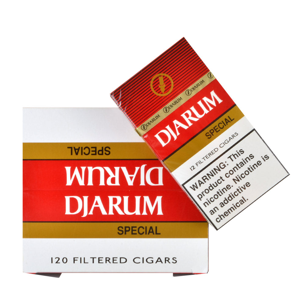 Djarum Special Filtered Cigars 10 Packs of 12 2