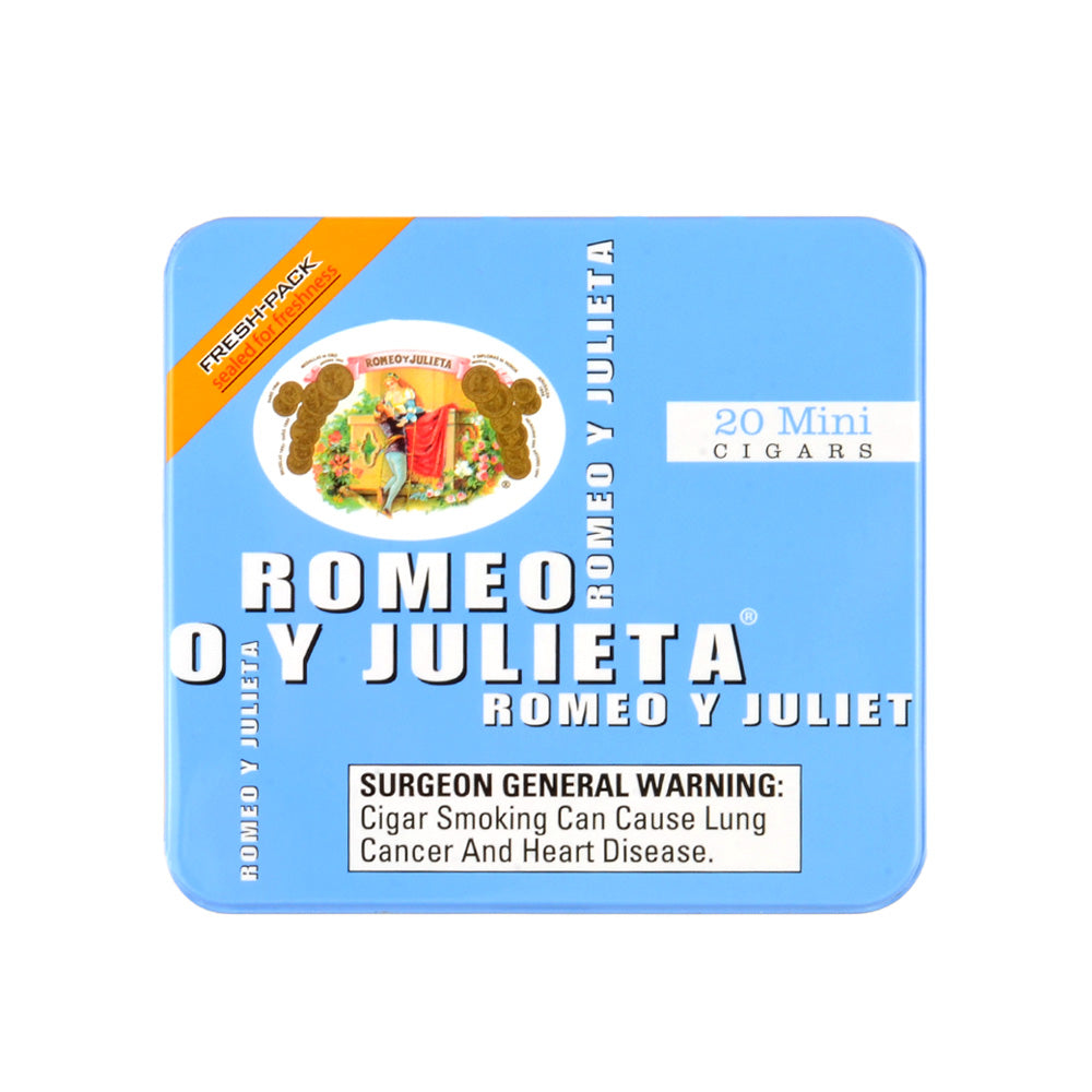 Romeo Y Julieta Mini Blue Cigars 5 Tins of 20 2