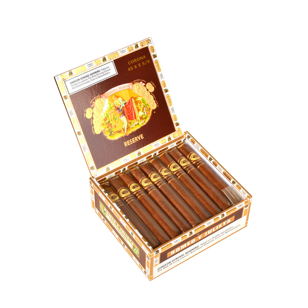 Romeo Y Julieta Reserve Habano Coronas Cigars Box of 27 5