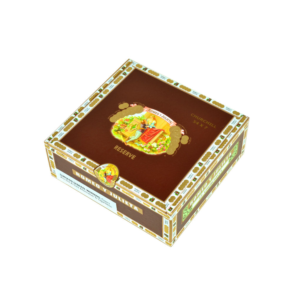 Romeo Y Julieta Reserve Habano Churchills Cigars Box of 27 1