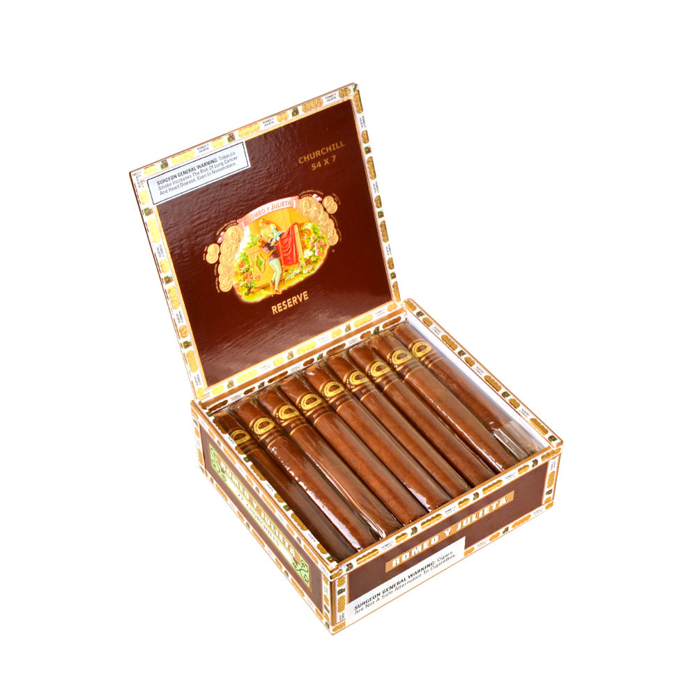 Romeo Y Julieta Reserve Habano Churchills Cigars Box of 27 4