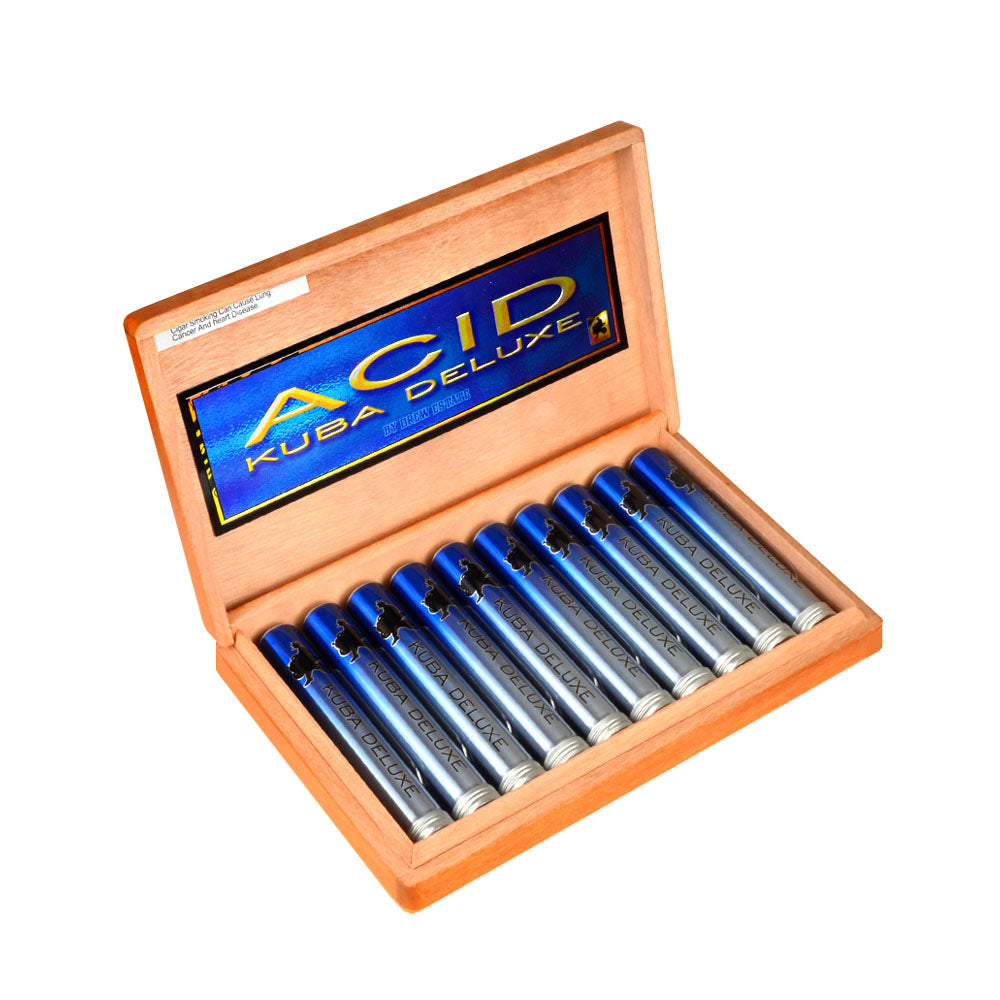 Acid Kuba Deluxe Tube Cigars Gift Set Box of 10 2