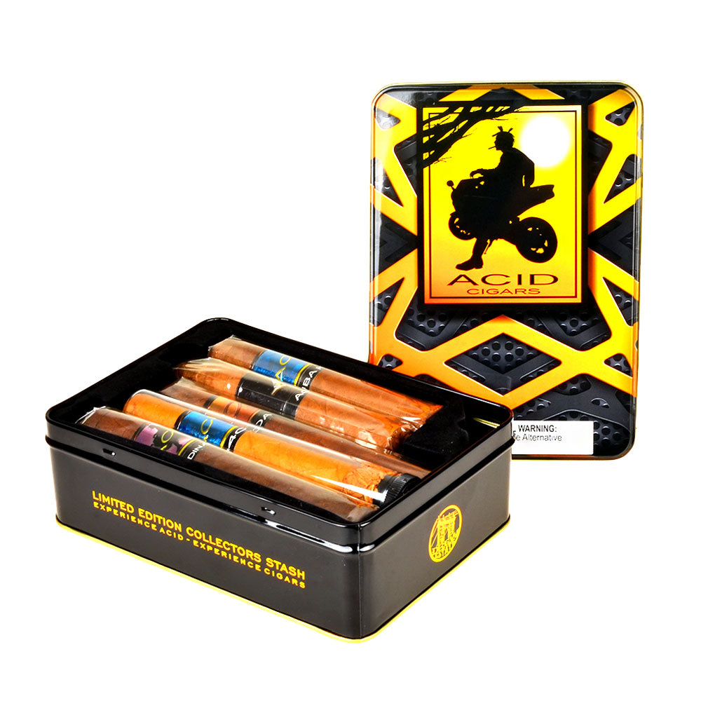 Acid Collectors Stash Sampler Gift Set Cigars Box of 14 1