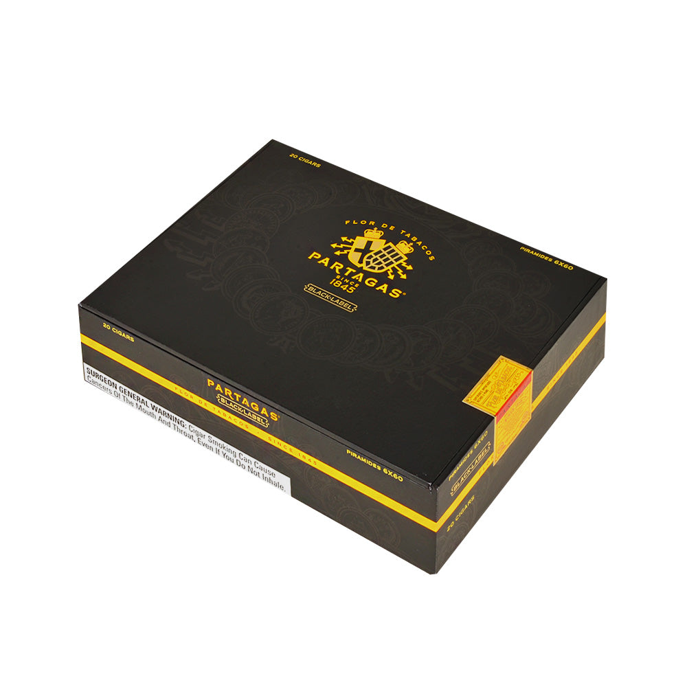 Partagas Black Label Piramides Cigars Box of 20 1