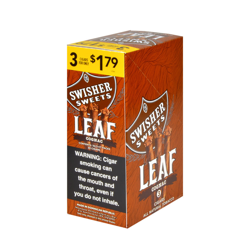 Swisher Sweets Leaf 3 for $1.79 Pack of 30 Cognac 2