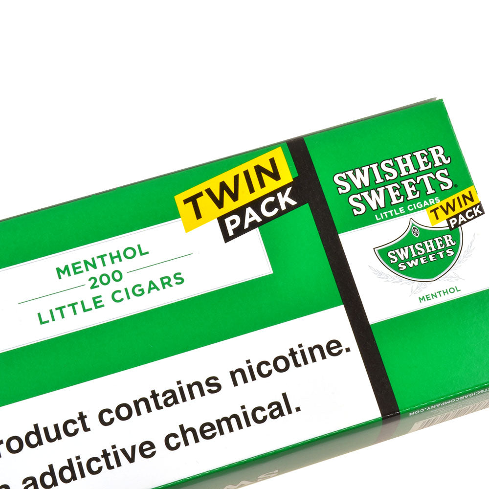 Swisher Sweets Little Cigars 100mm Twin Pack 5 Packs of 40 Menthol 3