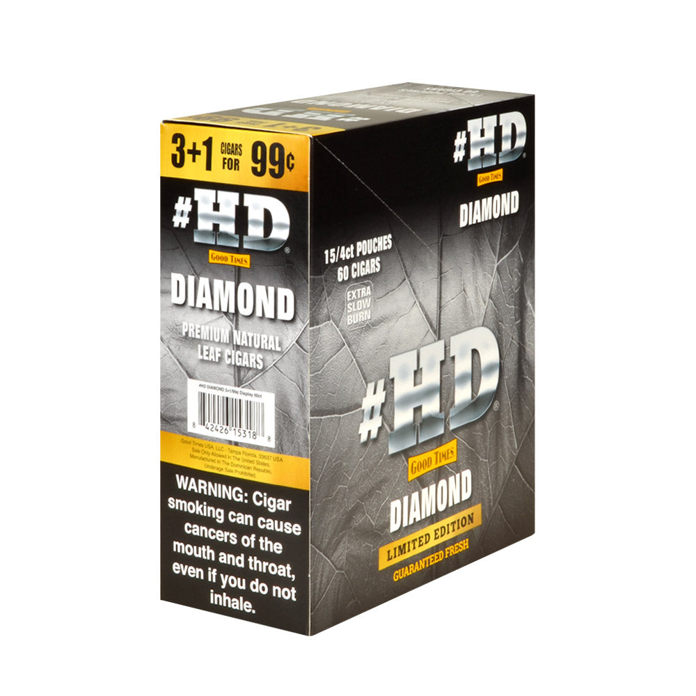 Good Times HD Cigarillos 3+1 For 99c Pack of 60 Diamond 2