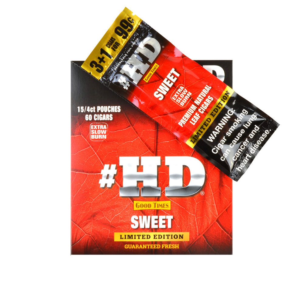 Good Times HD Cigarillos 3+1 For 99c Pack of 60 Sweet 3