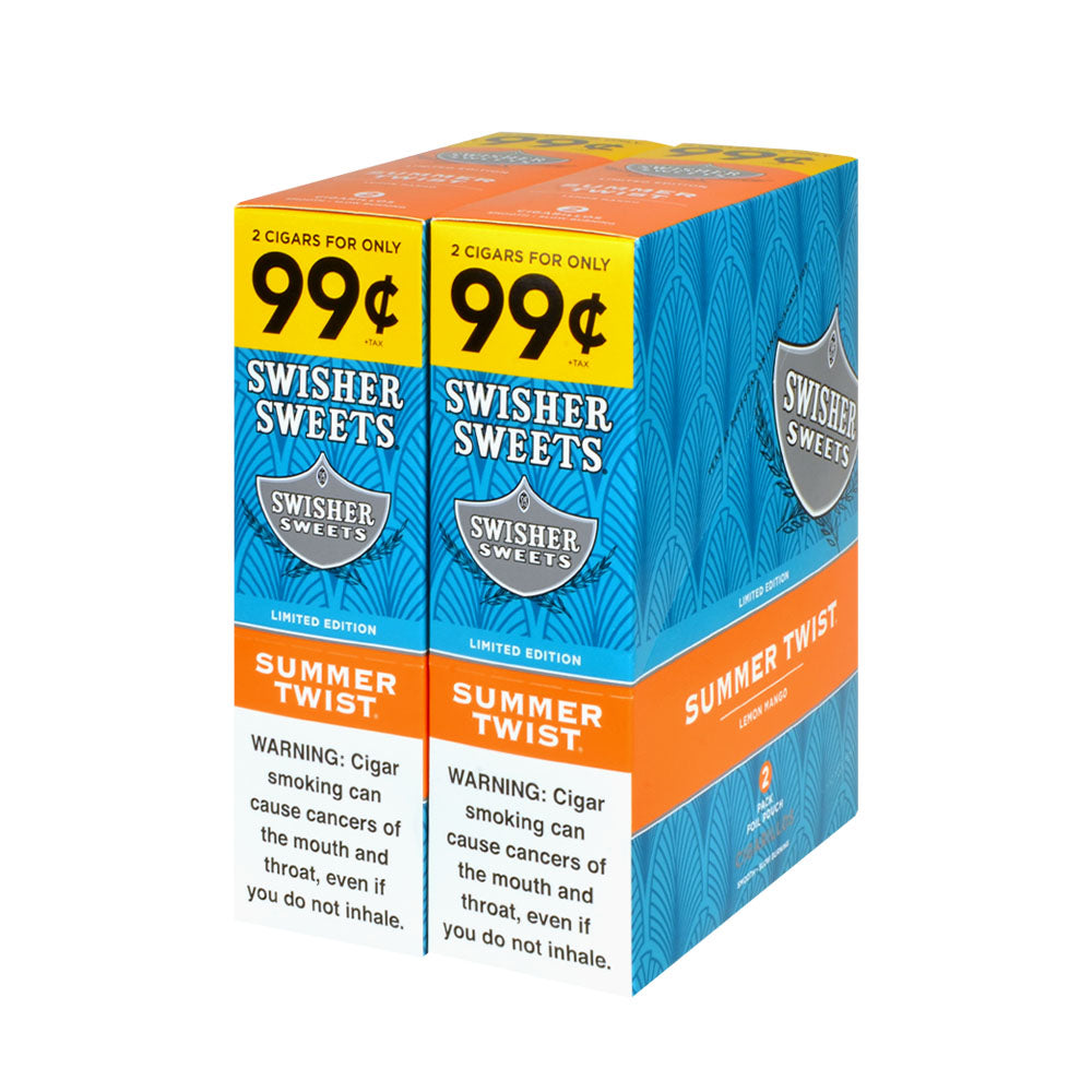 Swisher Sweets Cigarillos 99 Cent Pre Priced 30 Packs of 2 Cigars Summer Twist 1