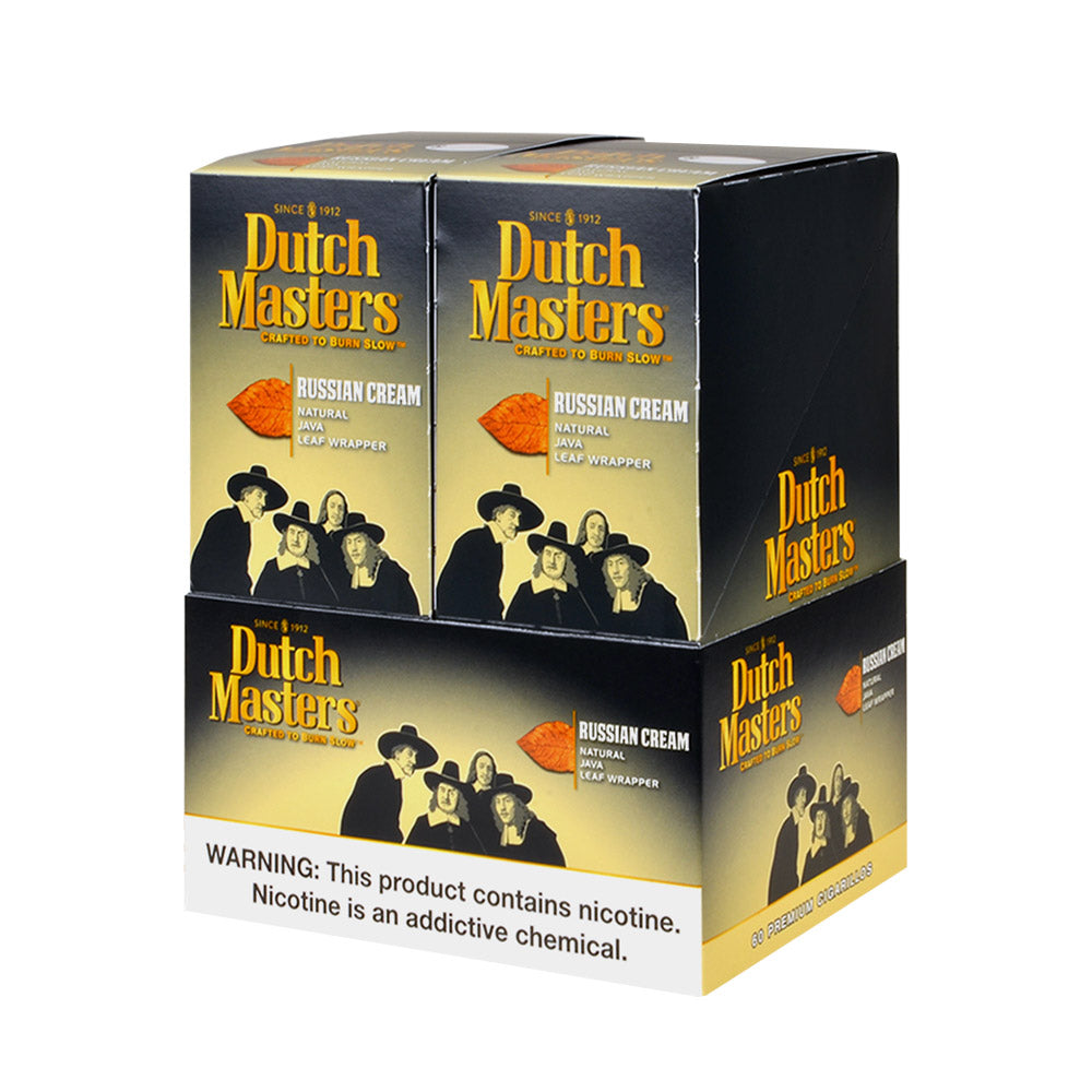 Dutch Masters Cigarillos Russian Cream 20 Pouches of 3 1