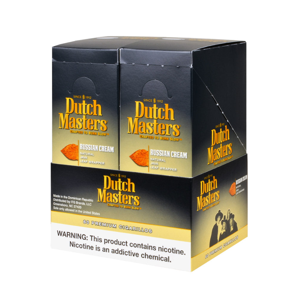 Dutch Masters Cigarillos Russian Cream 20 Pouches of 3 2