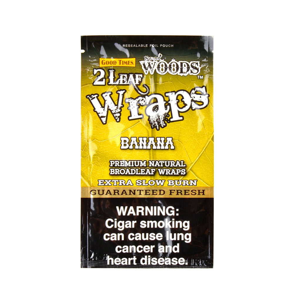 Good Times Sweet Woods Leaf Wrap Banana 30 Pouches of 2 3