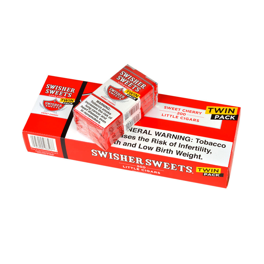 Swisher Sweets Little Cigars 100mm Twin Pack 5 Packs of 40 Cherry 2