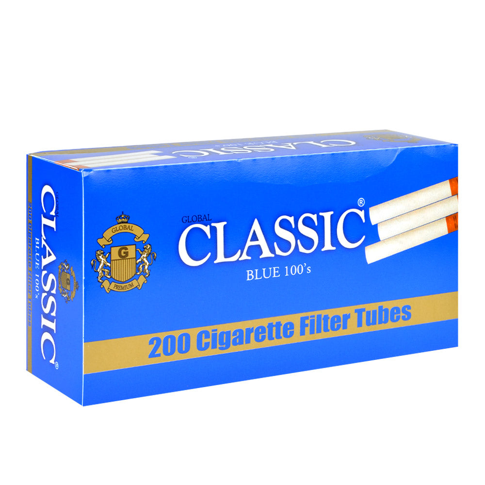Classic Filter Tubes 100mm Blue (Light) 5 Cartons of 200 2