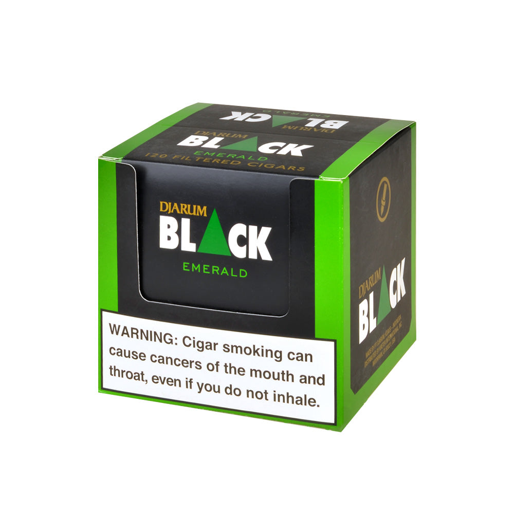 Djarum Black Menthol (Emerald) Filtered Cigars 10 Packs of 12 1