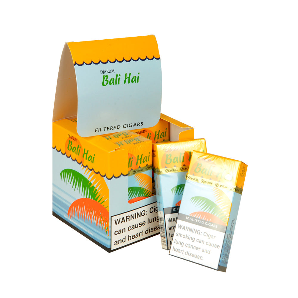 Djarum Bali Hai Filtered Cigars 10 Packs of 12 3
