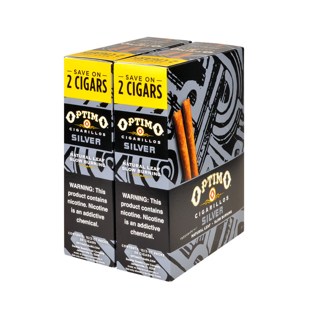 Optimo Save On 2 Cigarillos 30 Pouches of 2 Silver 2