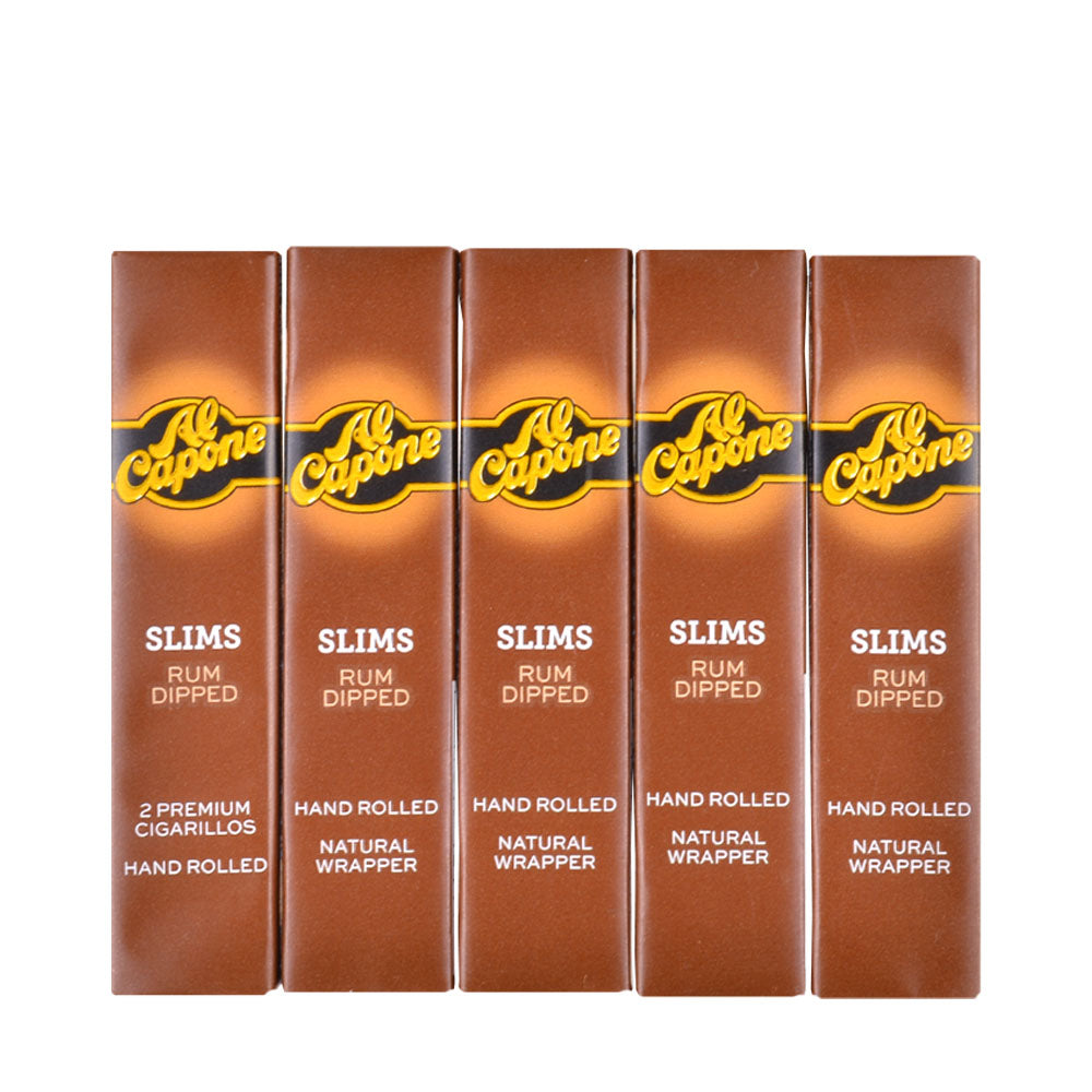 Al Capone Tower Slims Rum Cigarillos 60 Packs of 2 2