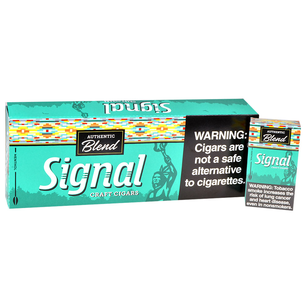 Signal Menthol Filtered Cigars 10 Packs of 20 1