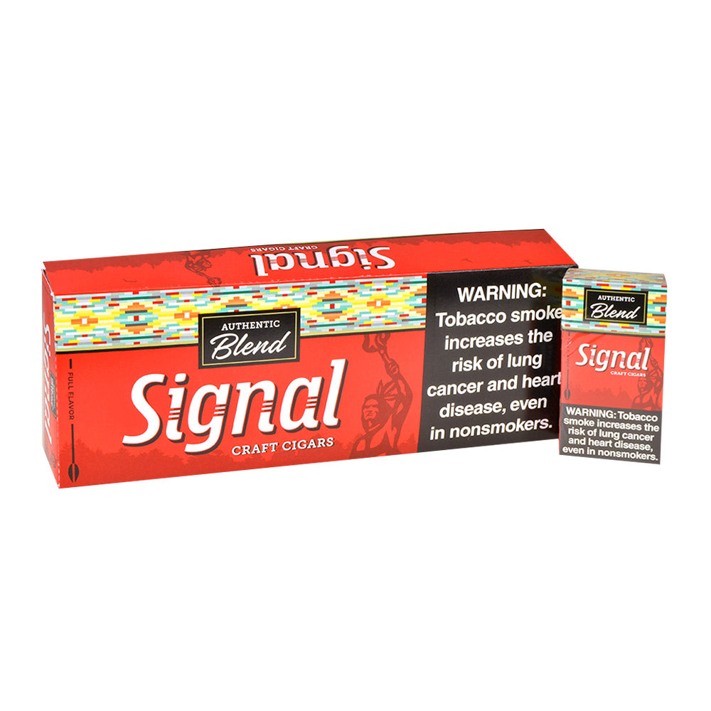 Signal Full Flavor Filtered Cigars 10 Packs of 20 1