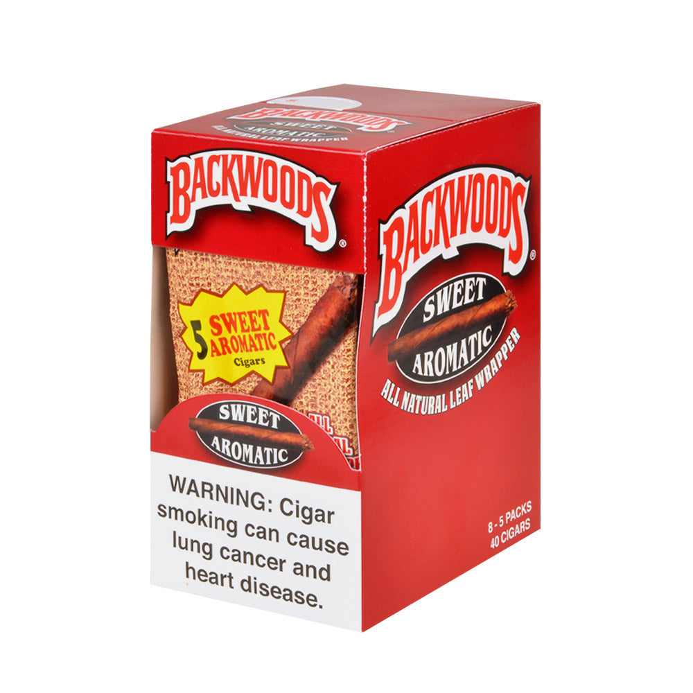 Backwoods Sweet Aromatic Natural Cigars 8 Packs of 5 1