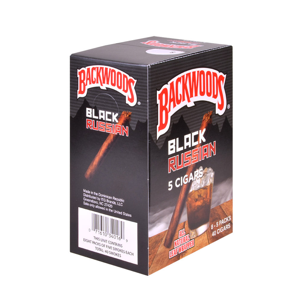 Backwoods Black Russian Cigars 8 Packs of 5 2