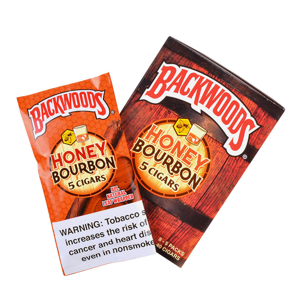 Backwoods Honey Bourbon Cigars 8 Packs of 5 3