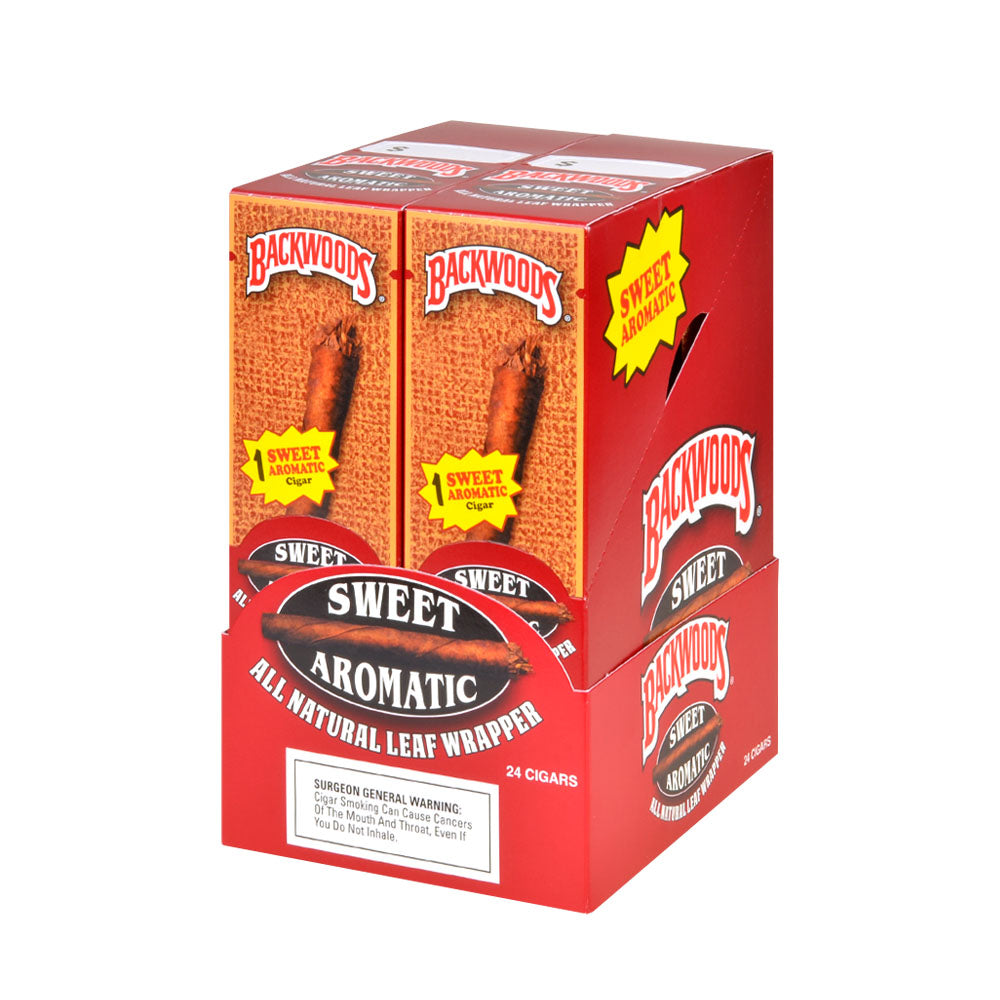 Backwoods Singles Sweet Aromatic Cigars Pack of 24 1