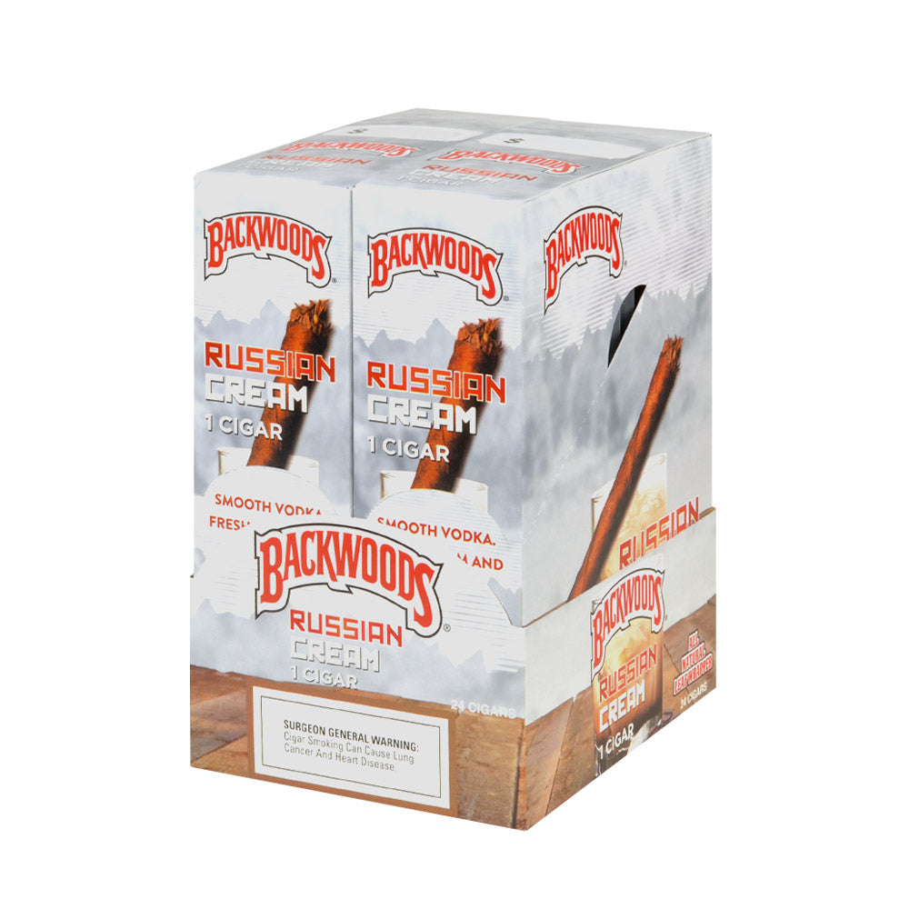 Backwoods Singles Russian Cream Cigars Pack of 24 1