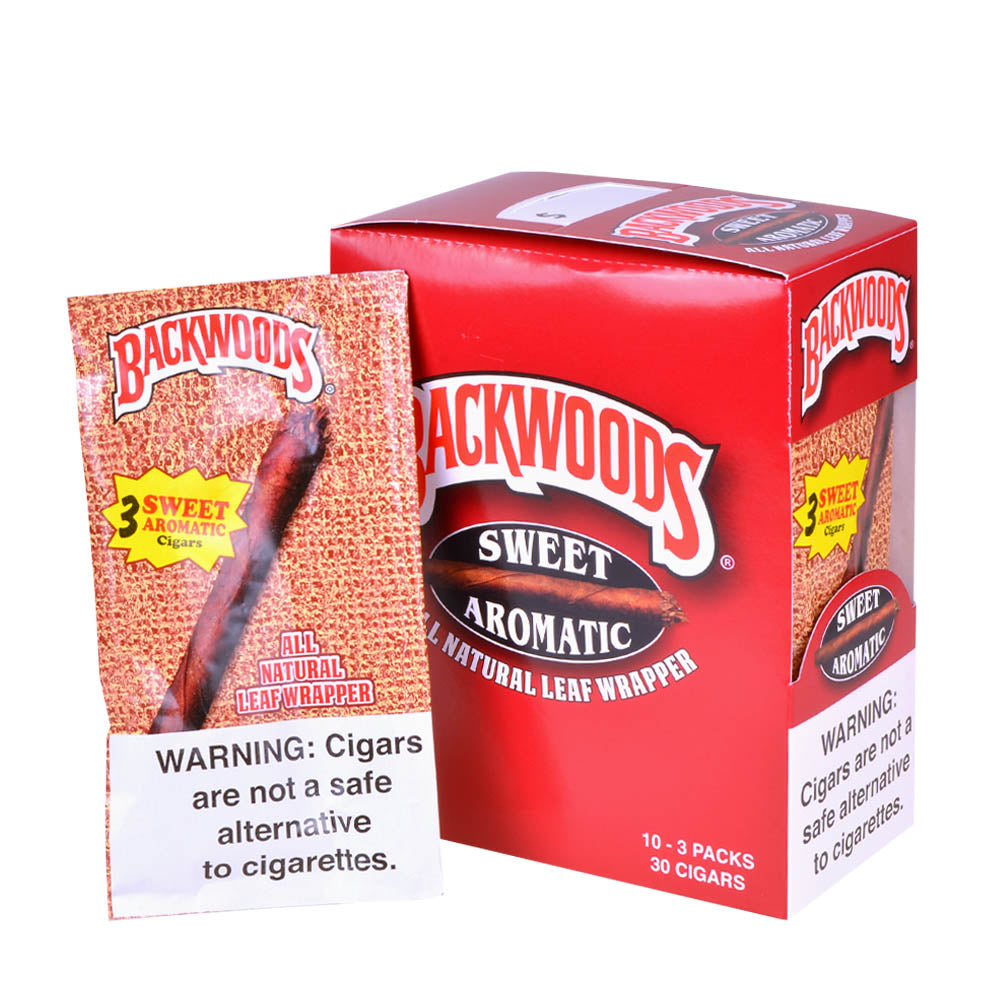 Backwoods Sweet Aromatic 10 packs of 3 3