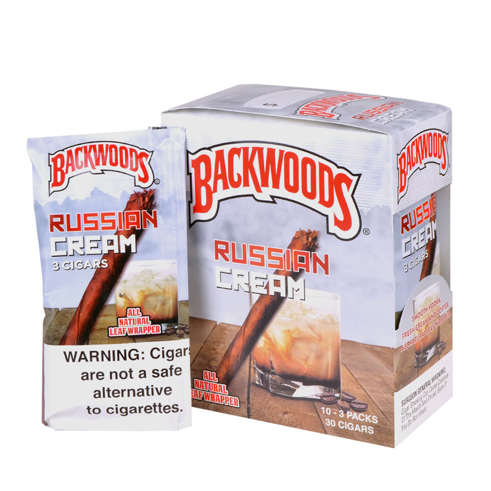 Backwoods Russian Cream 10 packs of 3 3