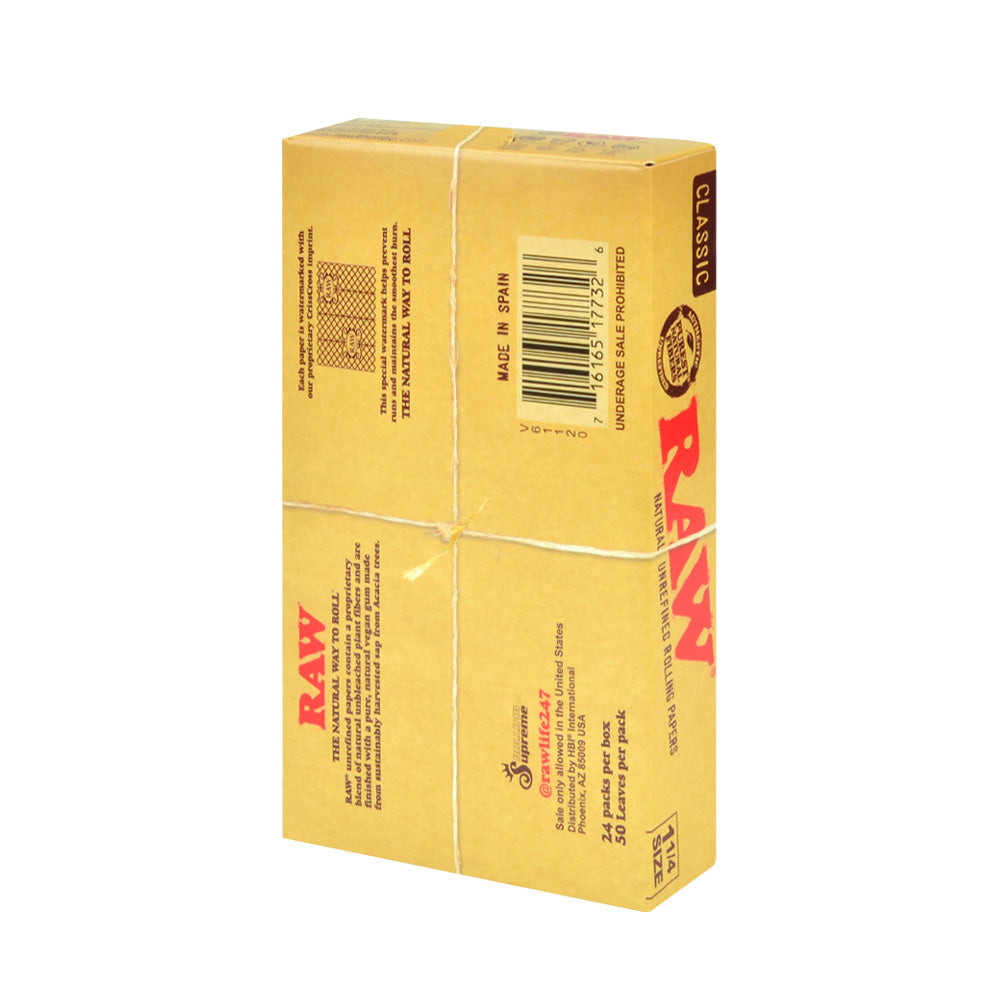 RAW Papers Classic 1 1/4 Pack of 24 2