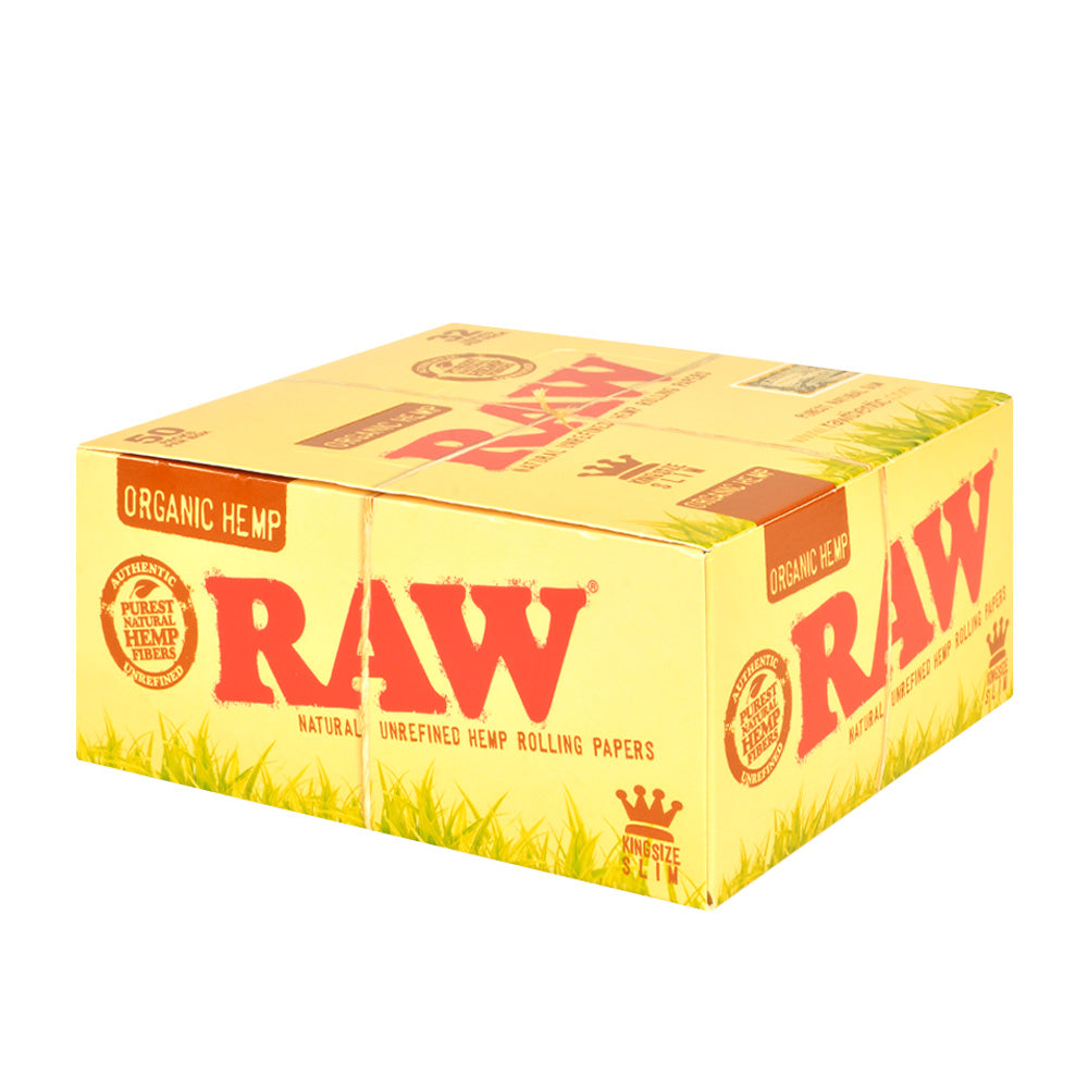 RAW Organic King Size Slim Pack of 50 2