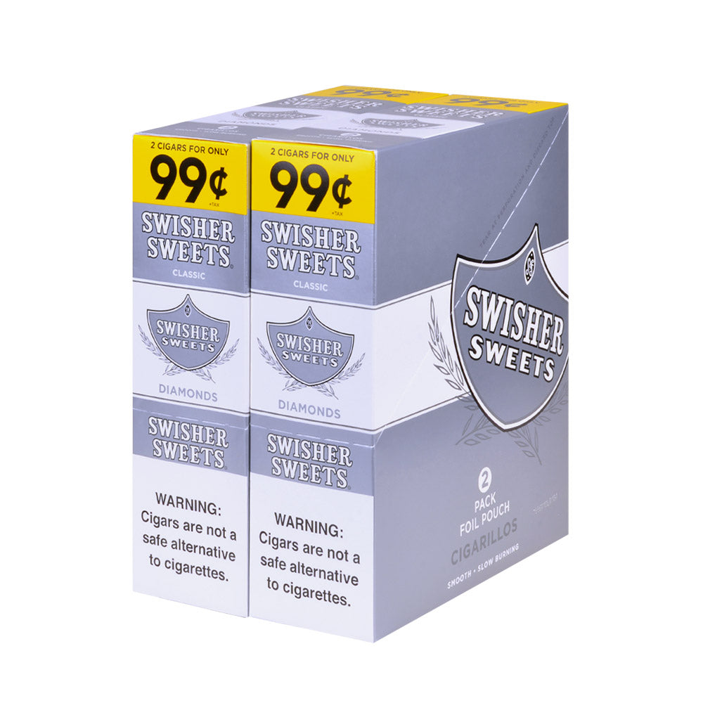 Swisher Sweets Cigarillos 99 Cent Pre Priced 30 Packs of 2 Cigars Diamond 1