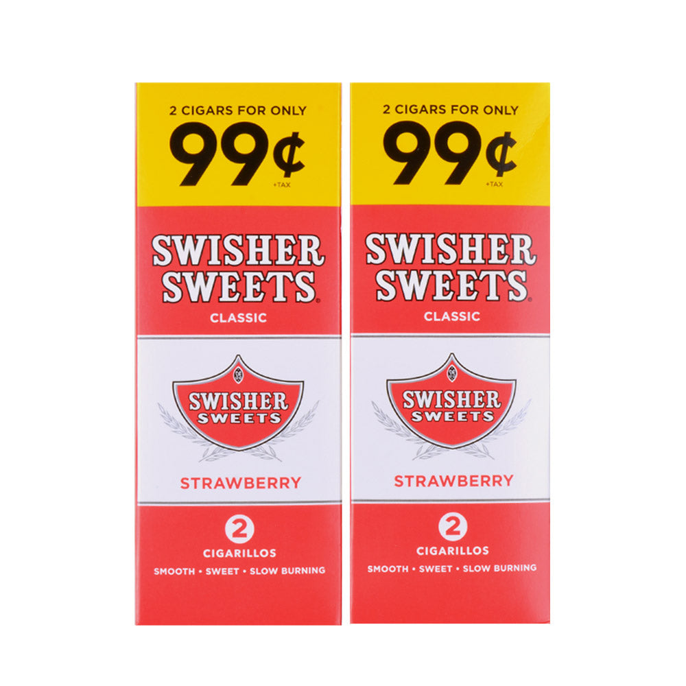 Swisher Sweets Cigarillos 99 Cent Pre Priced 30 Packs of 2 Cigars Strawberry 3