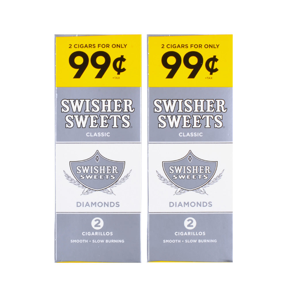 Swisher Sweets Cigarillos 99 Cent Pre Priced 30 Packs of 2 Cigars Diamond 3