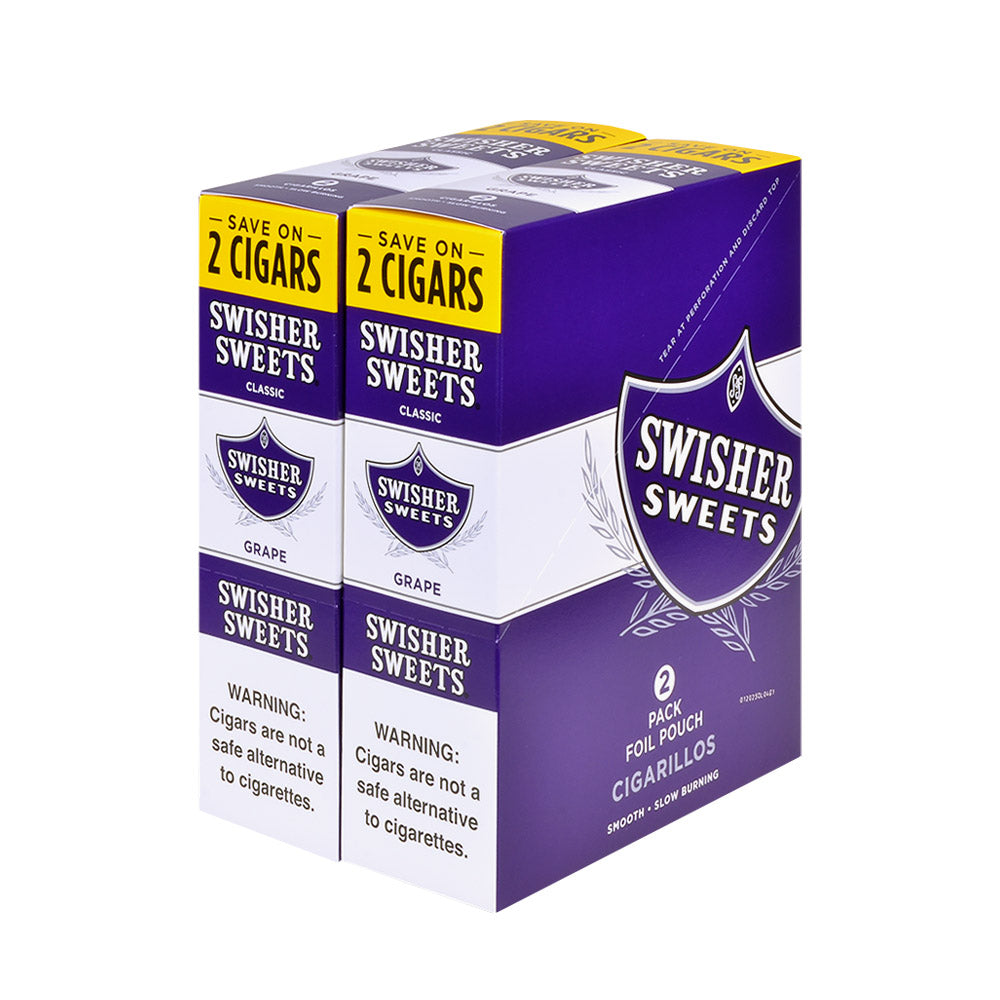 Swisher Sweets Cigarillos 30 Packs of 2 Cigars Grape 1