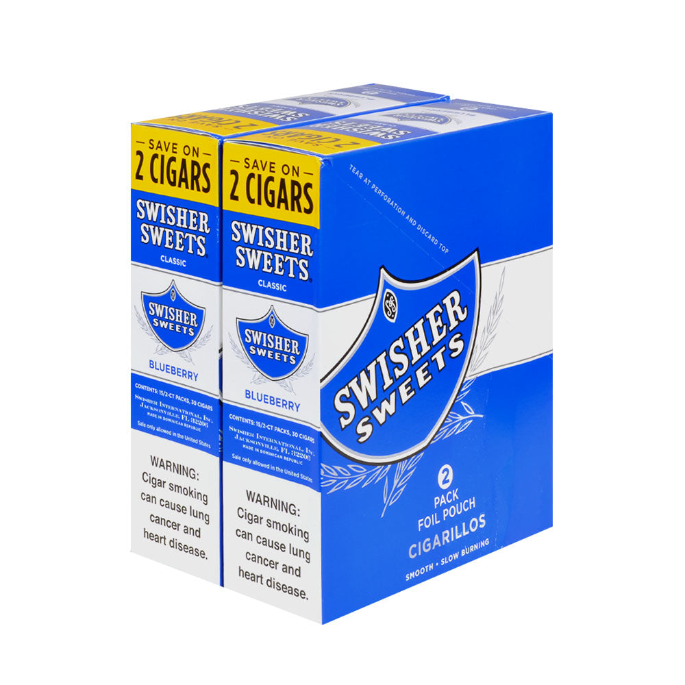 Swisher Sweets Cigarillos 30 Packs of 2 Cigars Blueberry 2
