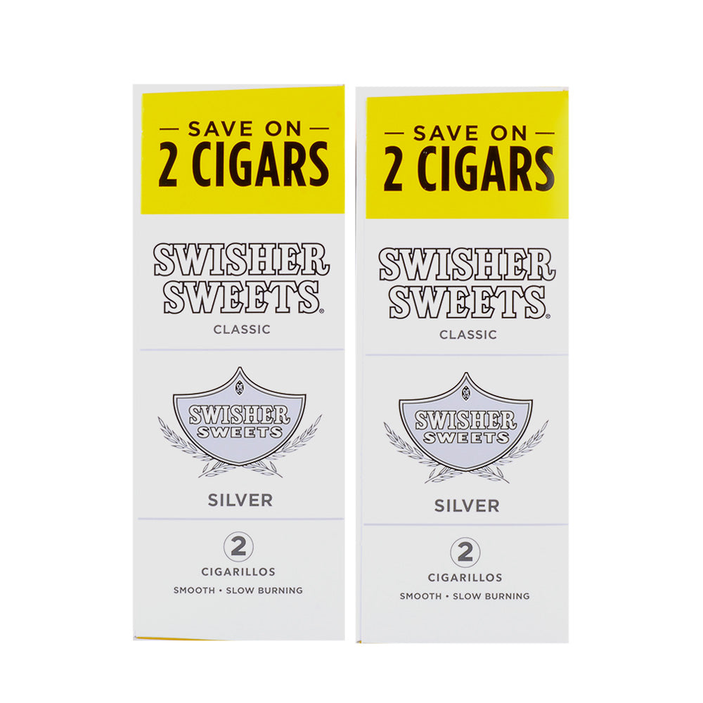 Swisher Sweets Cigarillos 30 Packs of 2 Cigars Silver 3