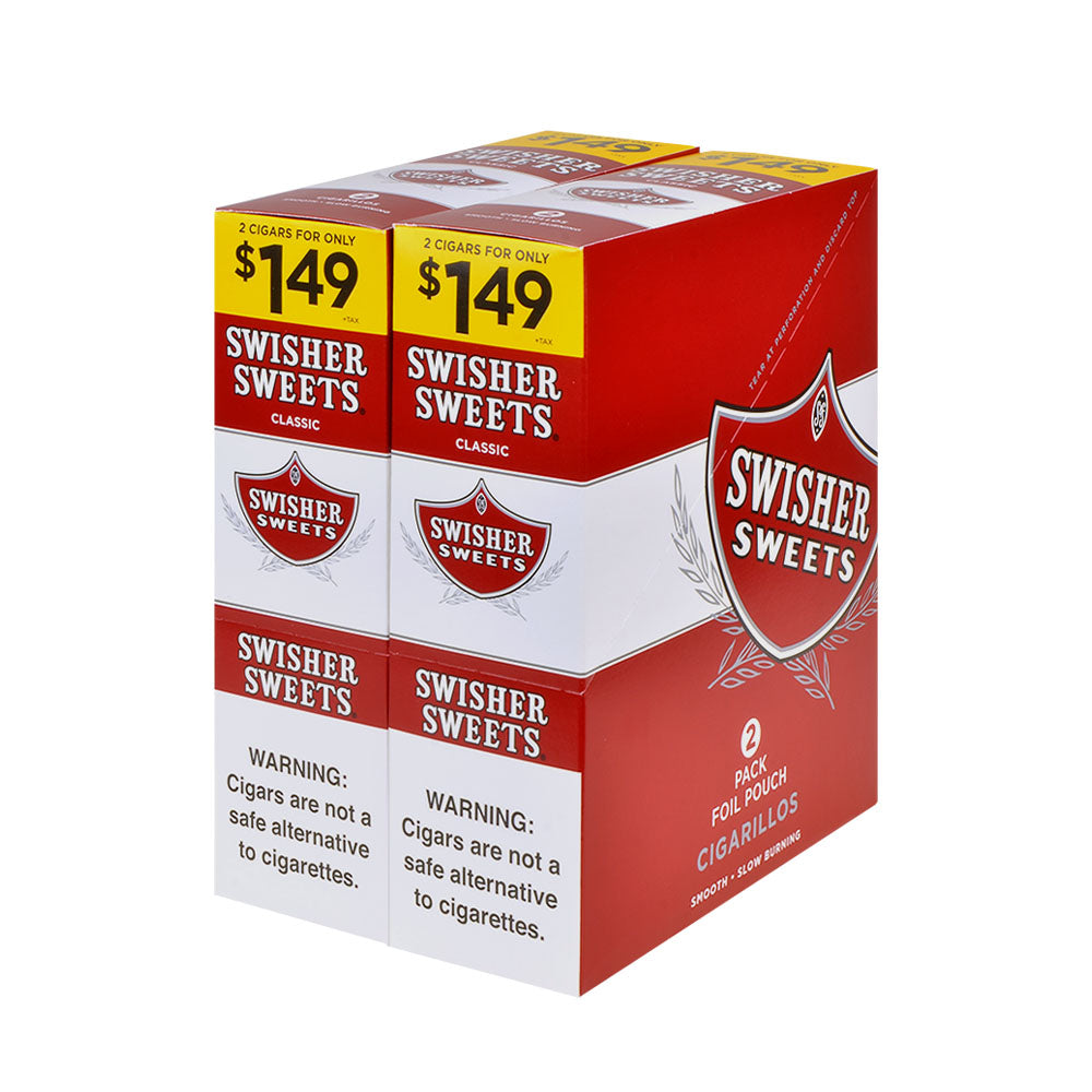 Swisher Sweets Cigarillos 1.49 Pre Priced 30 Packs of 2 Cigars Regular 1