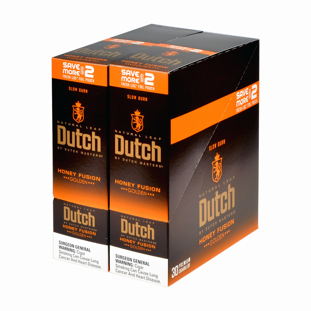 Dutch Masters Foil Fresh Honey Fusion Cigarillos 30 Packs of 2 1