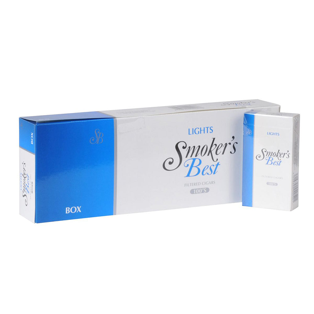 Smoker's Best Lights Filtered Cigars 10 Packs of 20 1