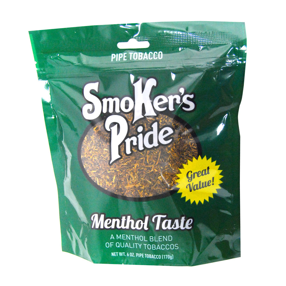 Smoker's Pride Menthol Taste Pipe Tobacco 6 oz. Bag 1