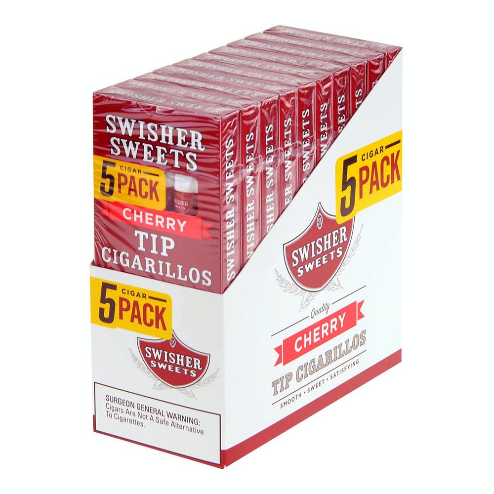 Swisher Sweets Cherry Tip Cigarillos 10 Packs of 5 1
