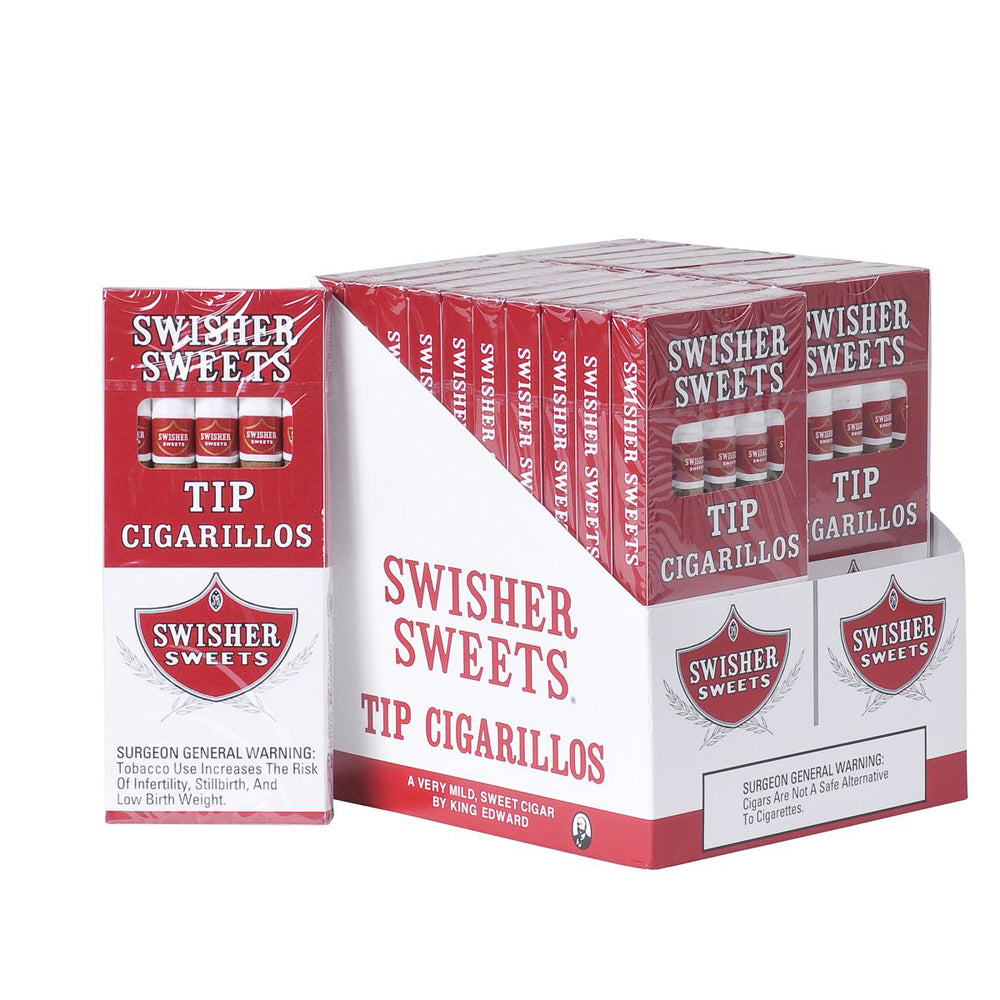 Swisher Sweets TIP Cigarillos 20 Packs of 5 Cigars Regular 1
