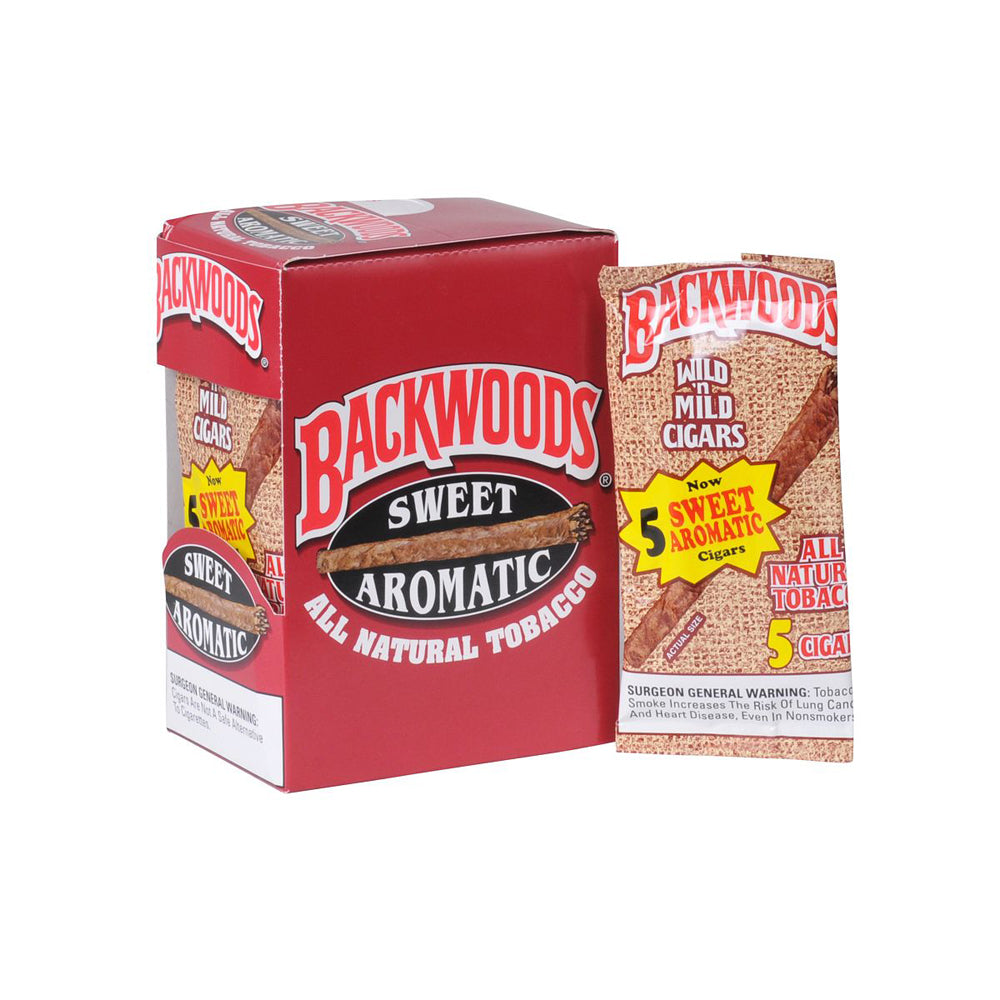 Backwoods Sweet Aromatic Natural Cigars 8 Packs of 5 4