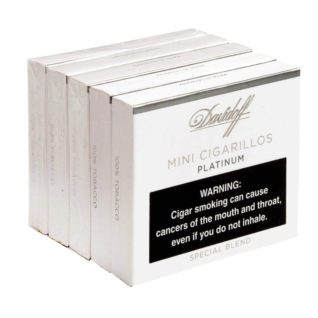 Davidoff Mini Cigarillos Platinum 5 Packs of 20 1