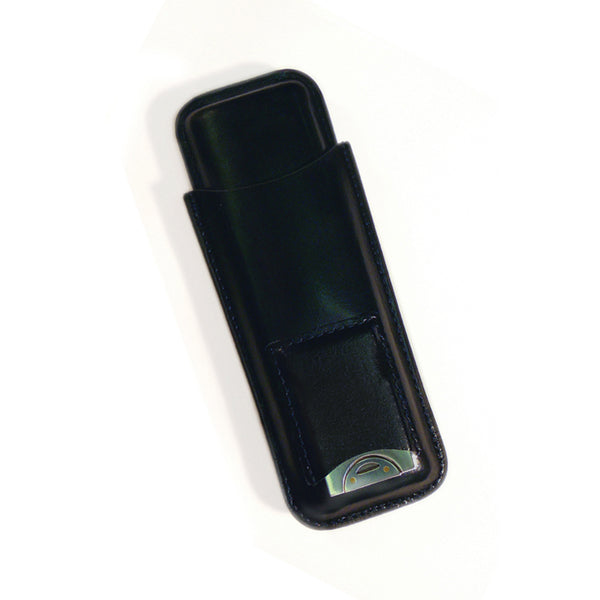 Cigar Case With Cutter Black 1