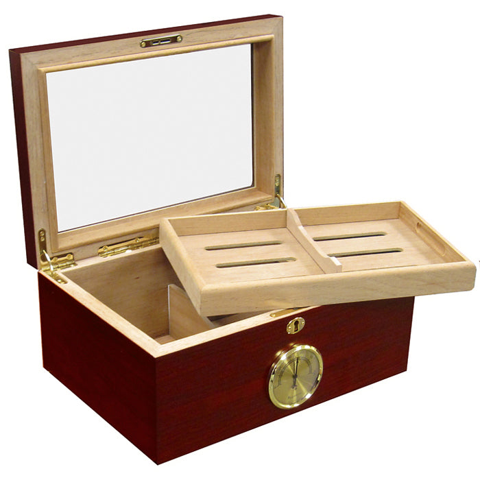 The Berkeley Gloss Cigar Humidor Holds 100 Cigars 1